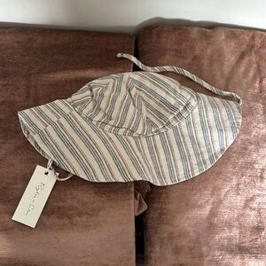 Rylee + Cru Floppy Sun Hat / Nautical Stripe / Beach Hat